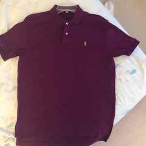 Polo Shirt - Small -Burgundy